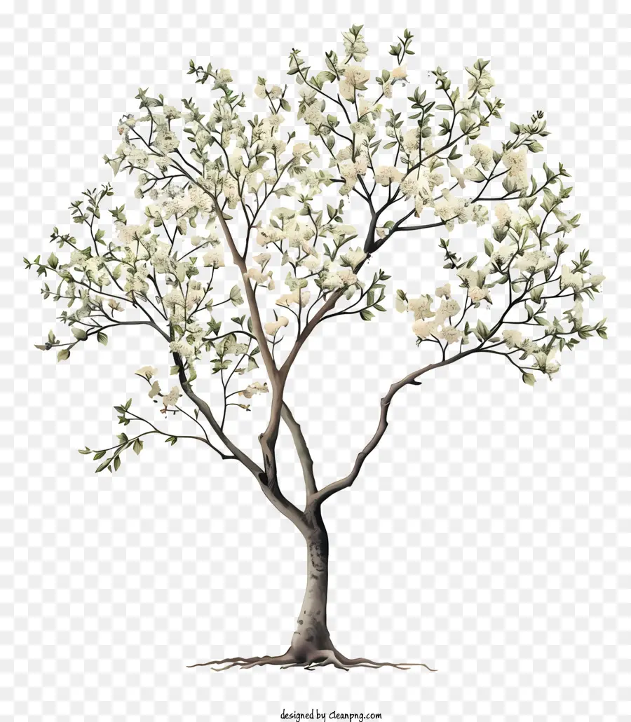 árbol De Primavera，árbol Floreciente PNG