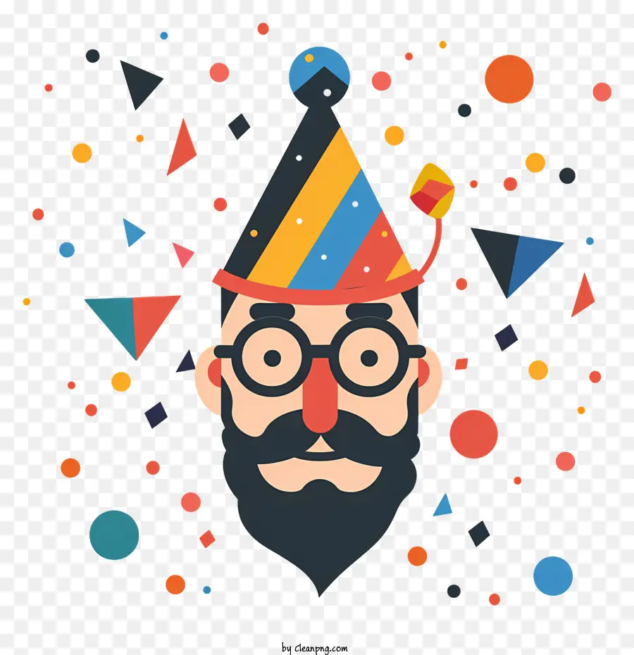 Purim，Hombre Con Gorro De Fiesta PNG