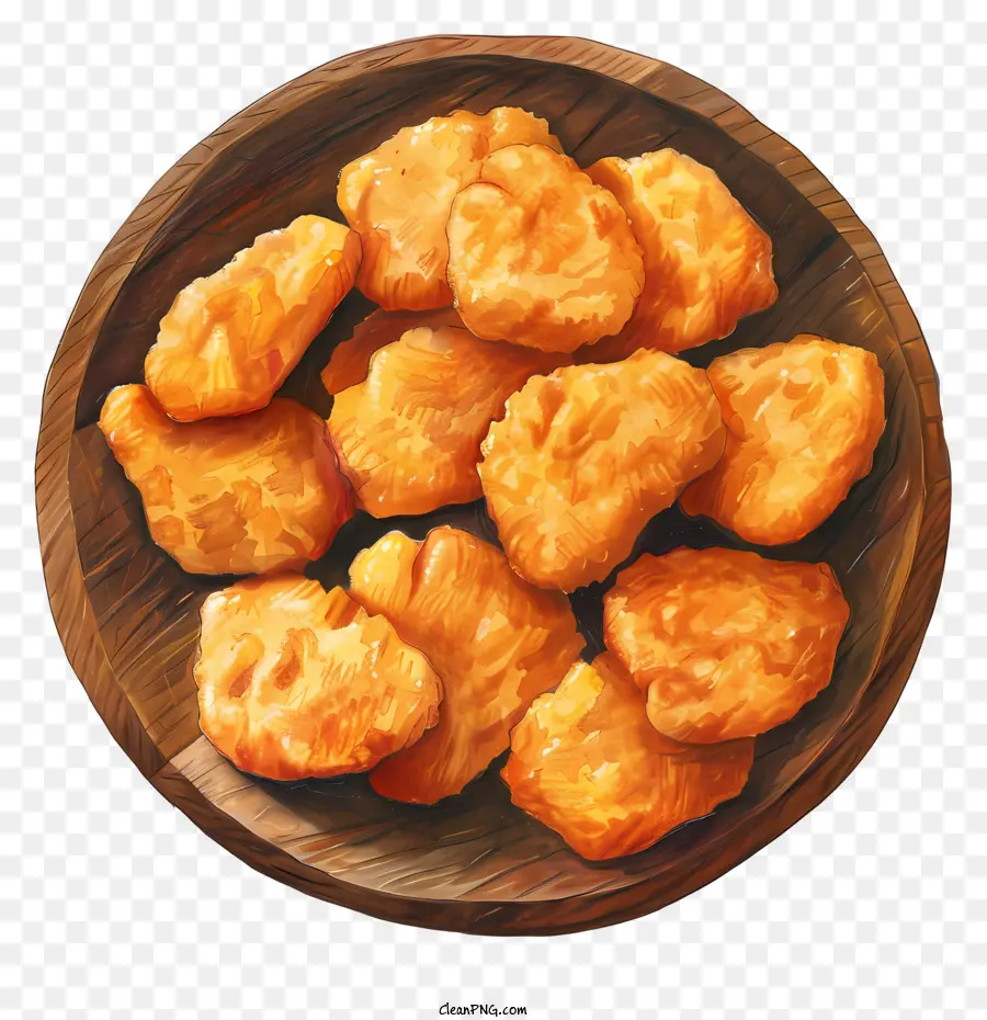 Nuggets De Pollo，Nuggets De Pollo Frito PNG