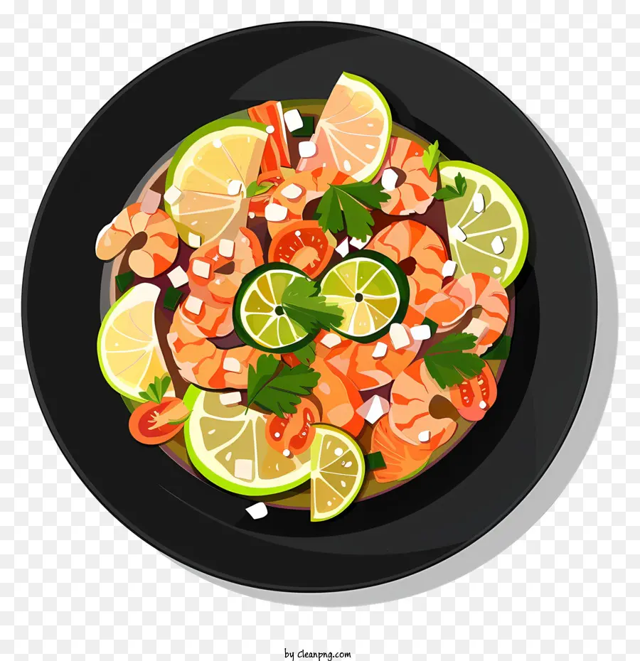 Ceviche，Camarón PNG