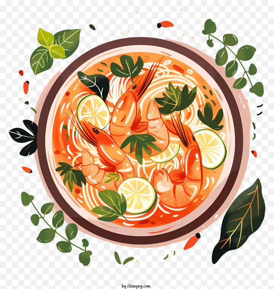 Tom Yum Goong，Sopa De Camarones PNG