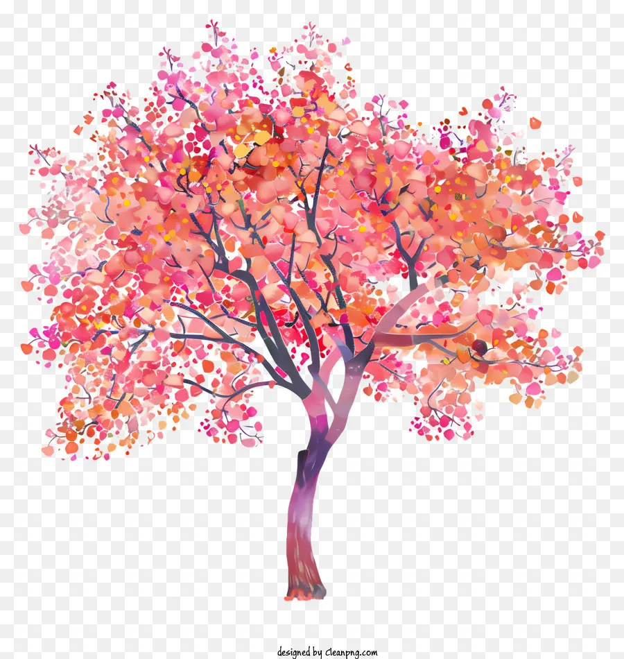 árbol De Primavera，Rosa árbol PNG