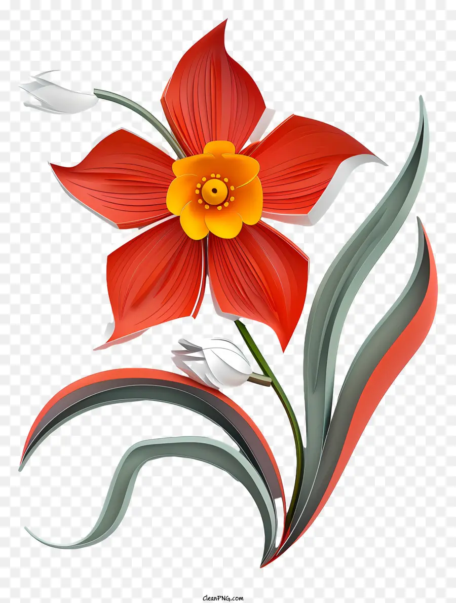St Davids Día，Flor Roja PNG