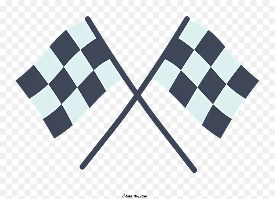 Banderas De Carreras，Banderas A Cuadros PNG