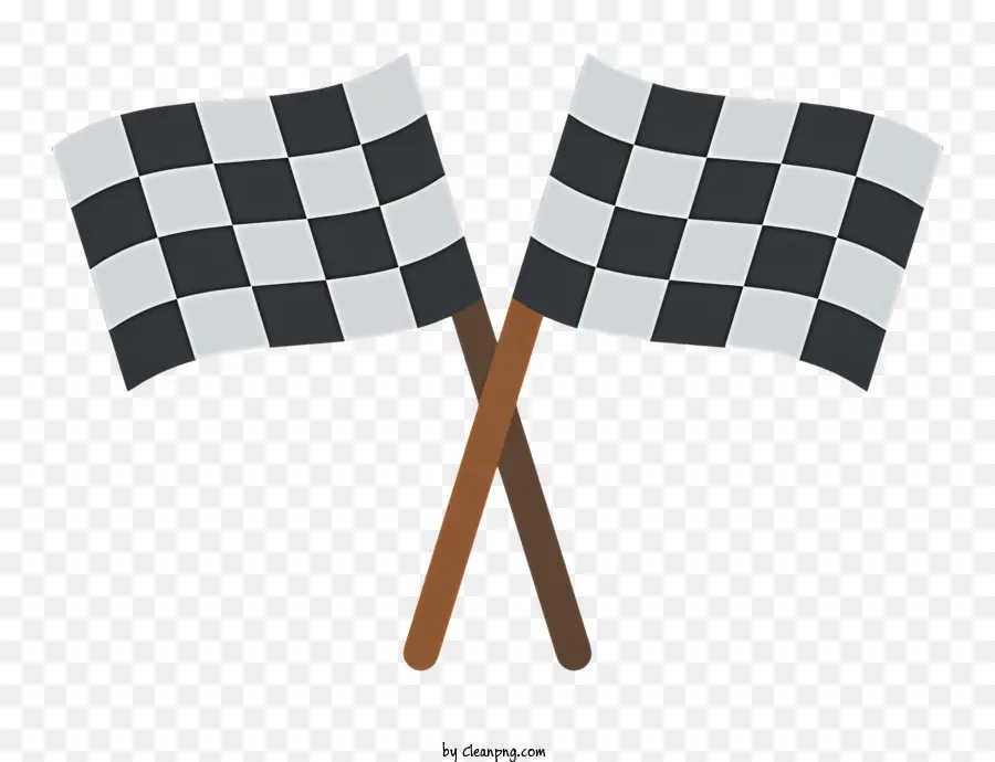 Carreras De Banderas，Bandera A Cuadros PNG