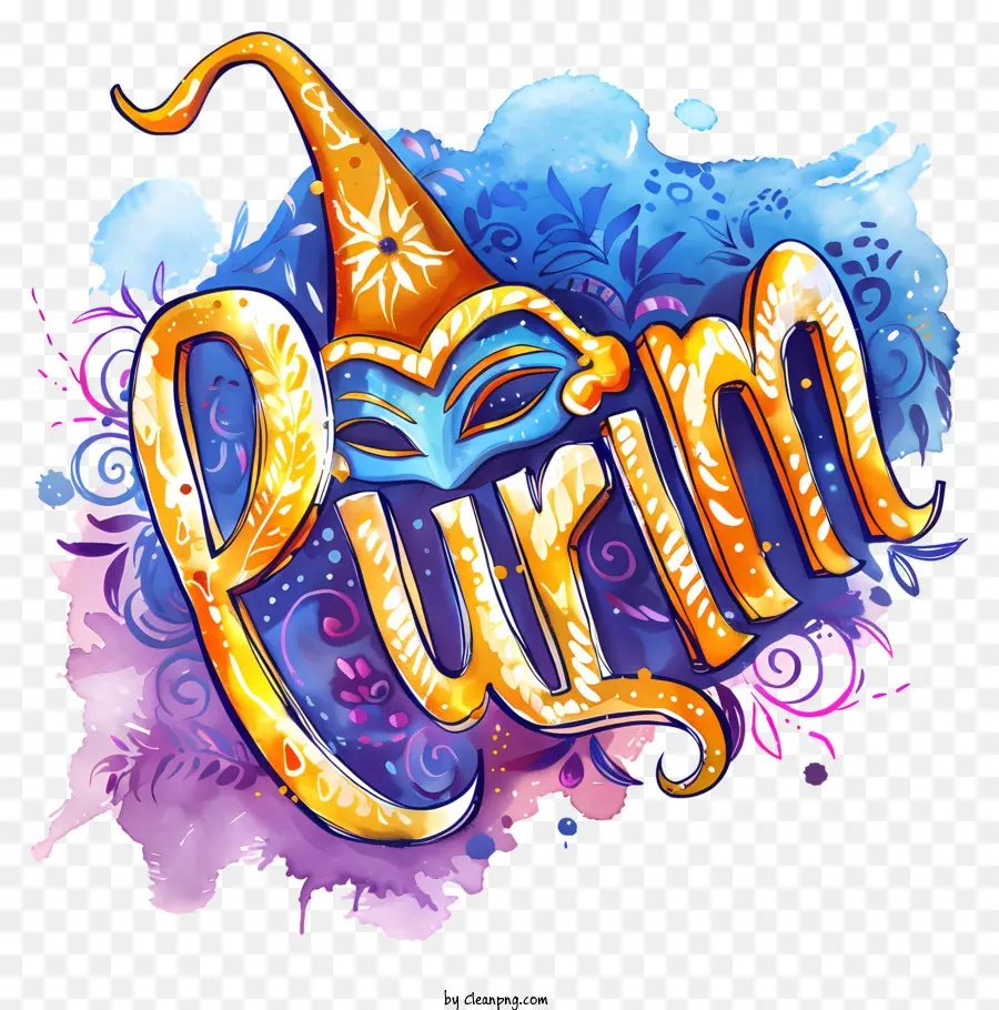 Purim，Acuarela PNG