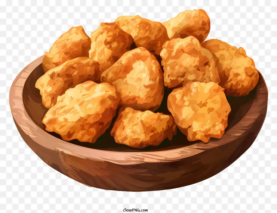 Nuggets De Pollo，Empanar PNG