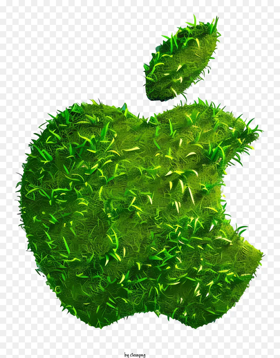 Logotipo De Manzana，Césped PNG