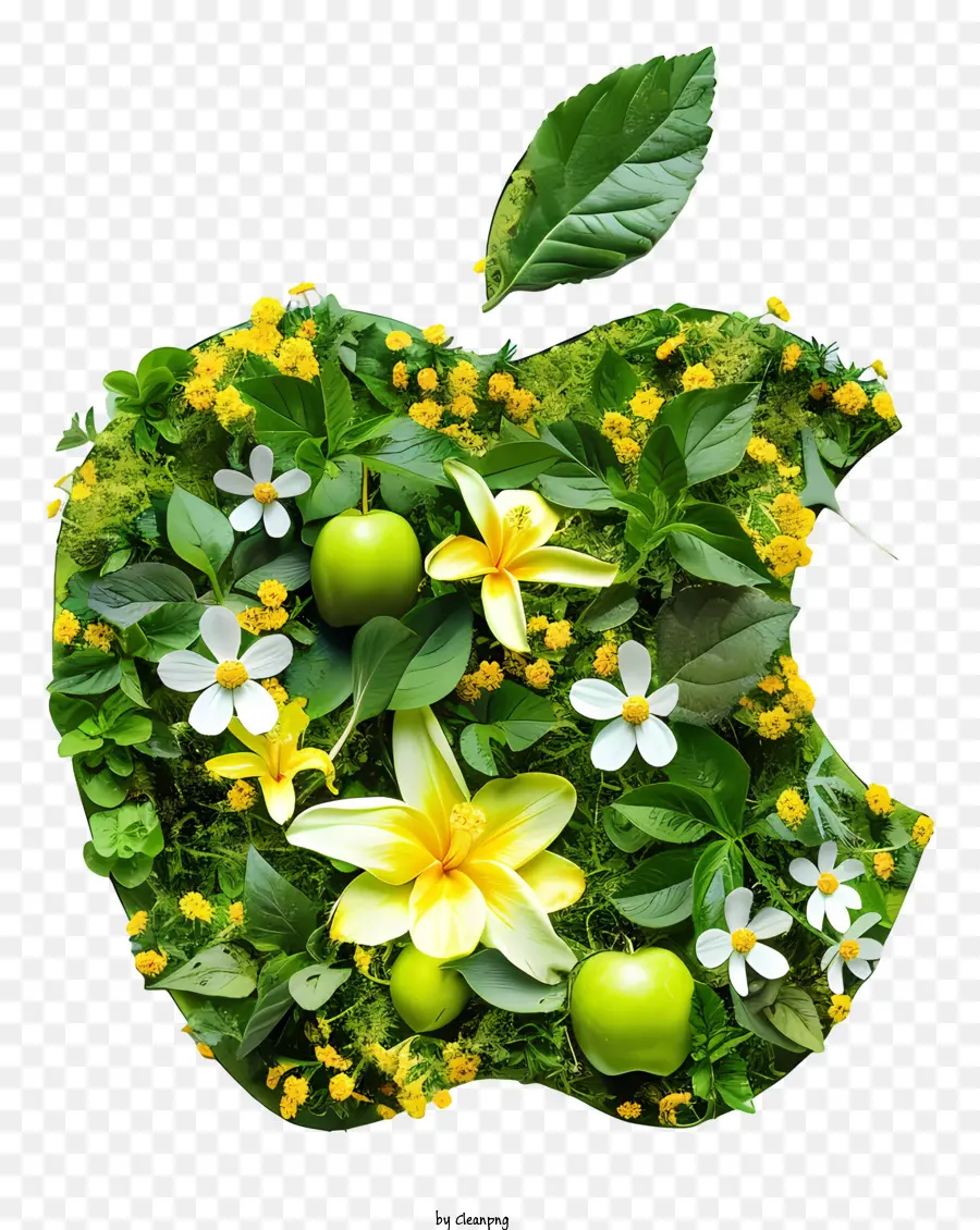 Logotipo De Apple，Flores PNG