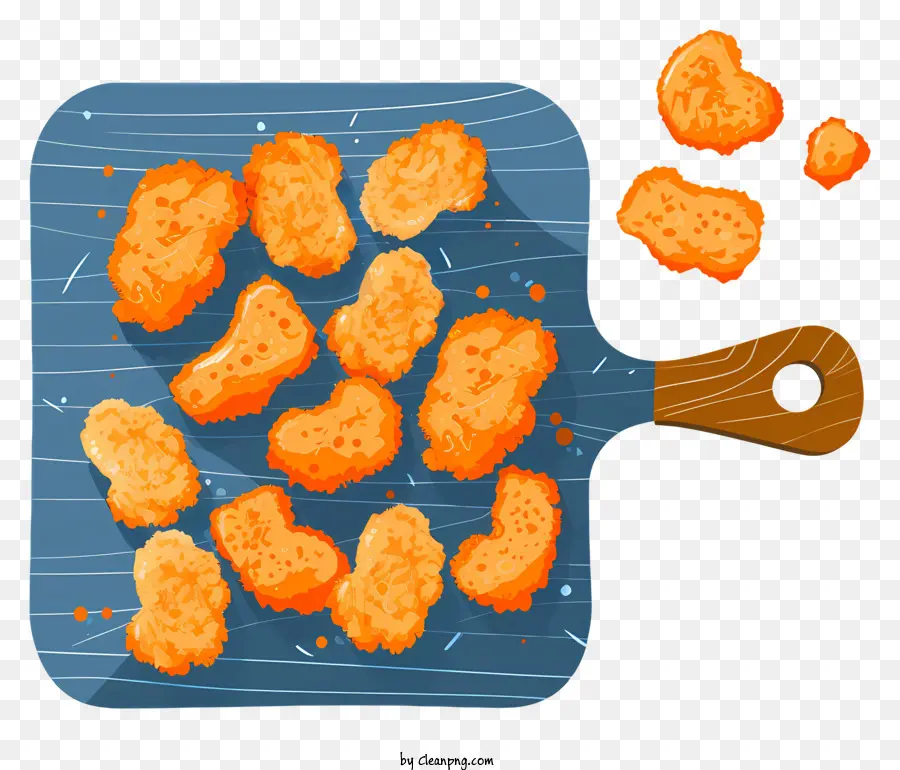 Nuggets De Pollo，El Pollo Frito PNG