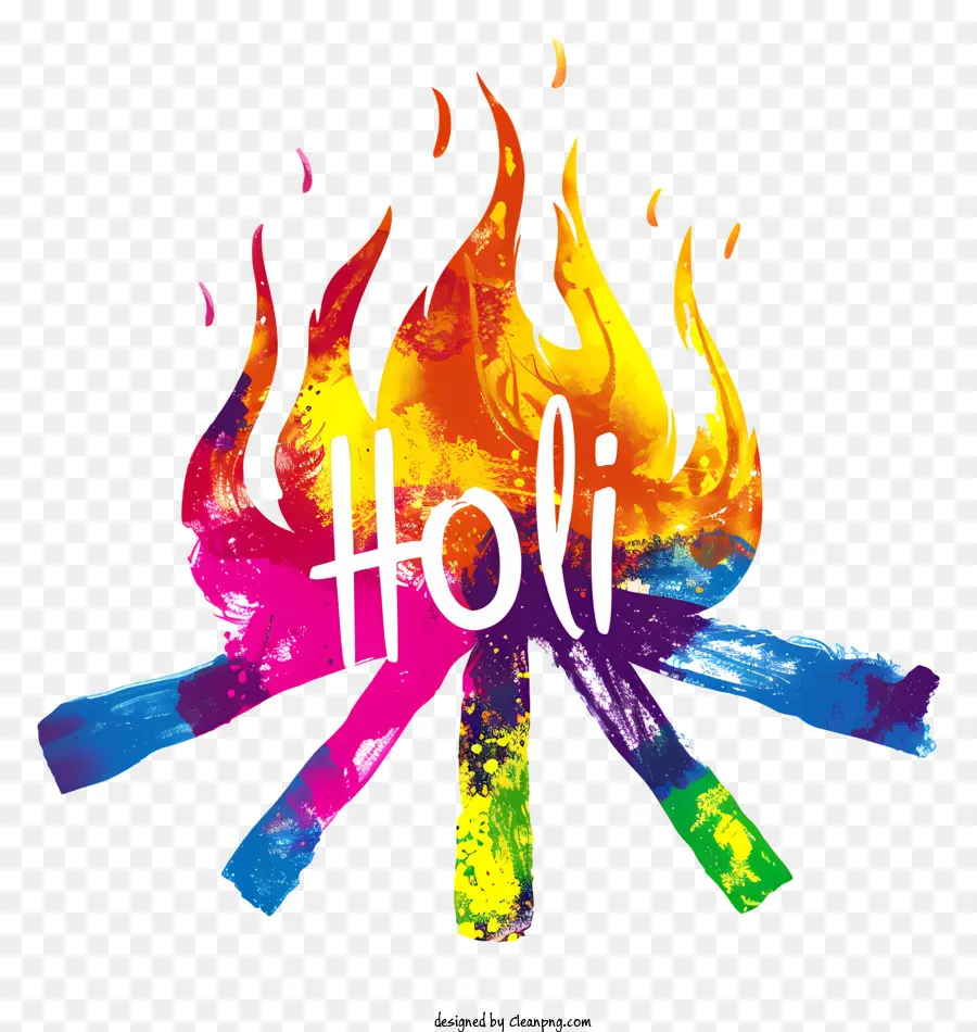 Holi，Hoguera Holi PNG