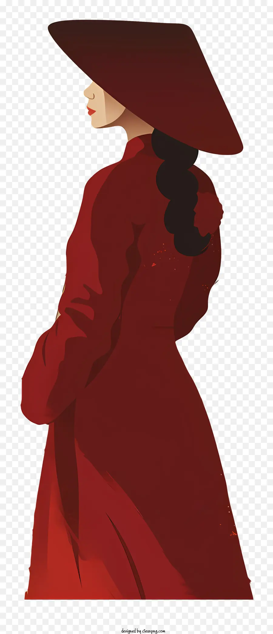 Áo Dài，Mujer PNG