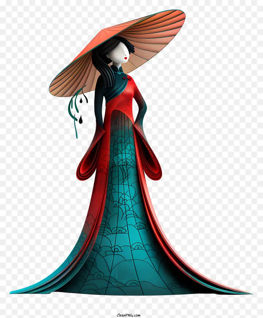 Ao Dai，Mujer PNG