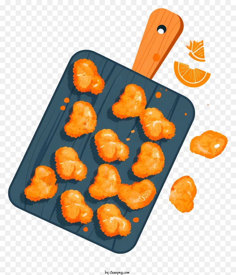 Nuggets De Pollo，El Pollo Frito PNG