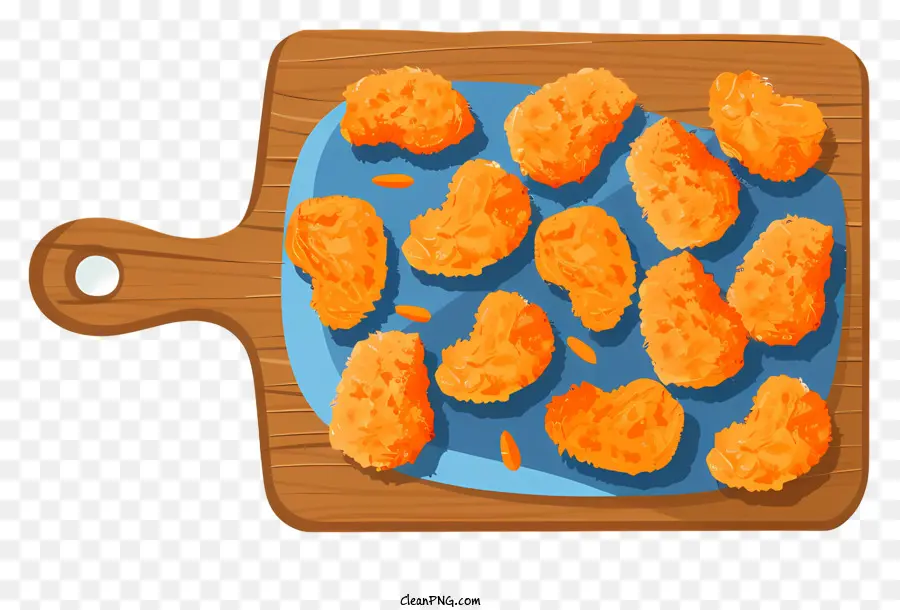 Nuggets De Pollo，El Pollo Frito PNG