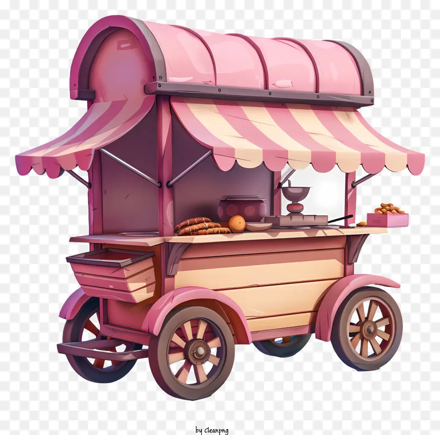 Carrito De Comida，Helado PNG