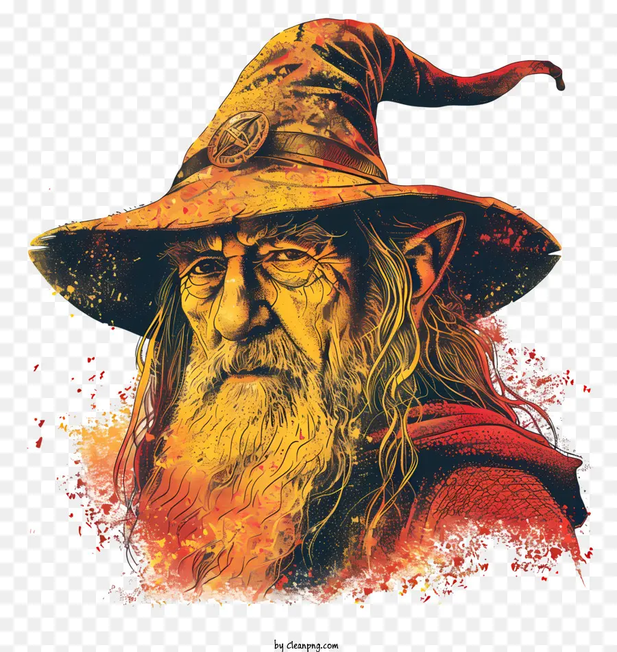 Gandalf，Mago Anciano PNG