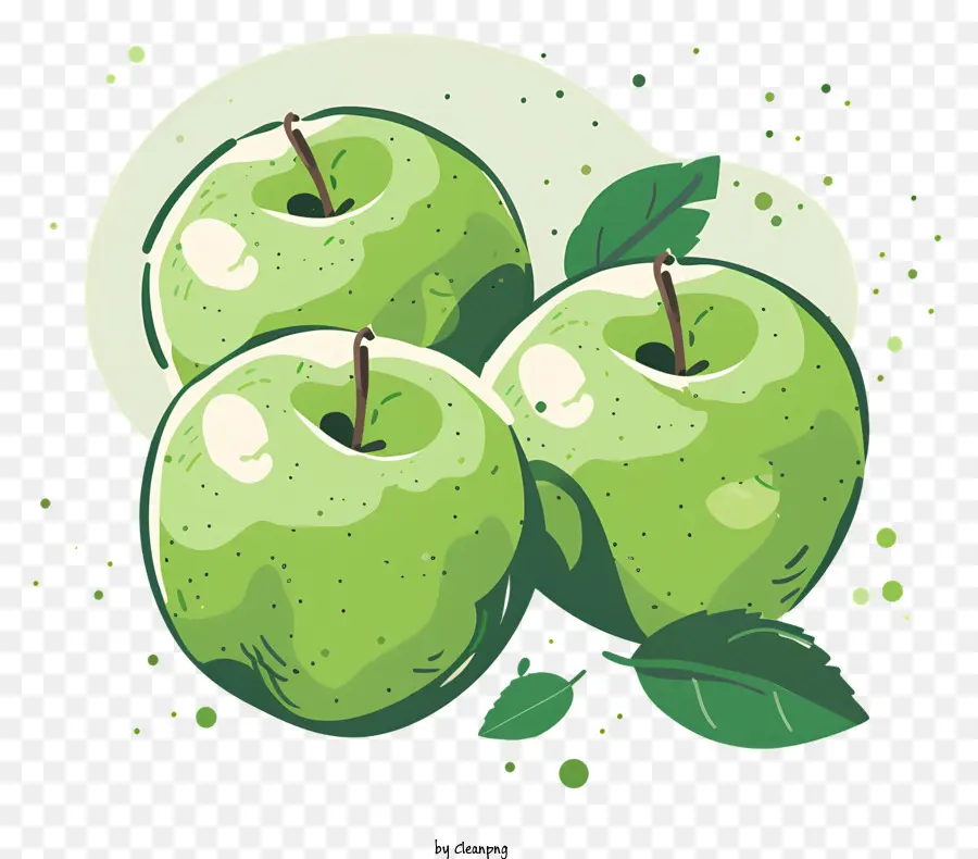 Manzanas Verdes，La Fruta PNG