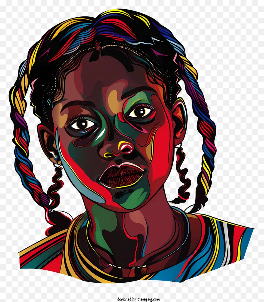 Chica Africana，La Cultura Africana PNG