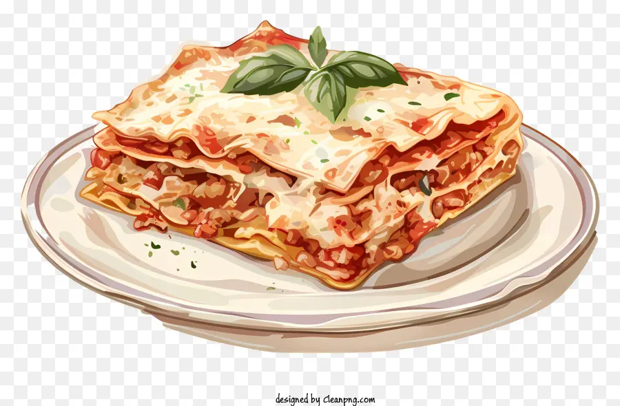 Lasagna，Hornear La Pasta PNG