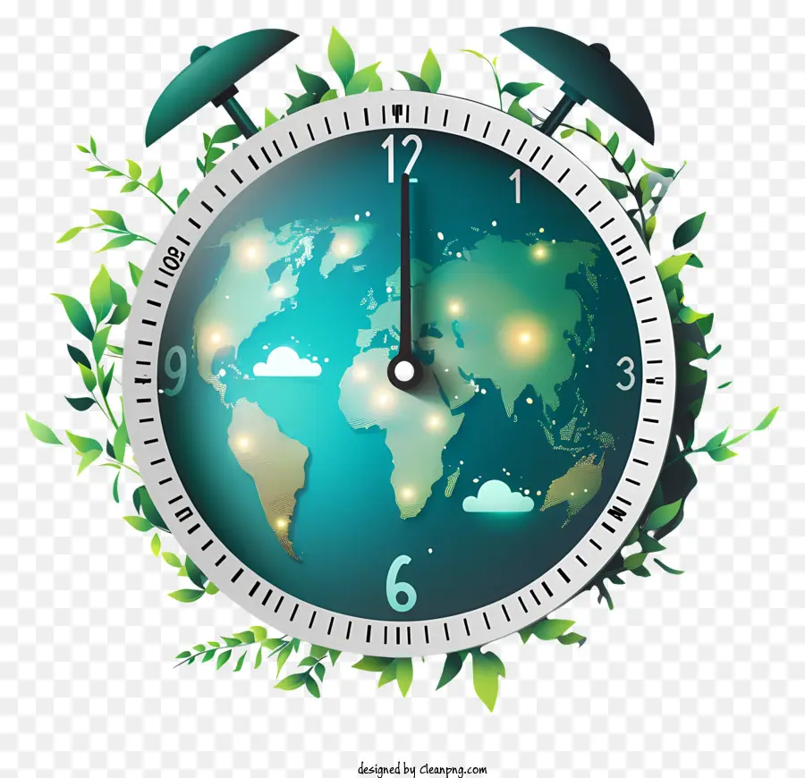 Hora Del Planeta，Reloj De La Tierra PNG