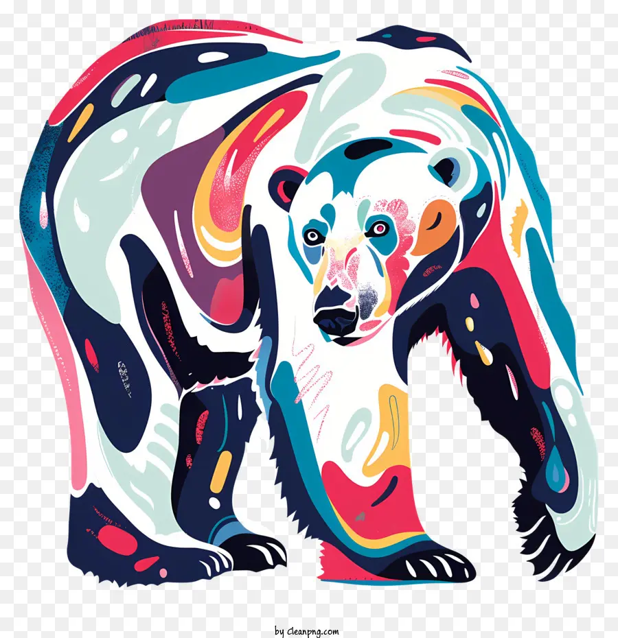 Internacional El Día Del Oso Polar，Oso Colorido PNG