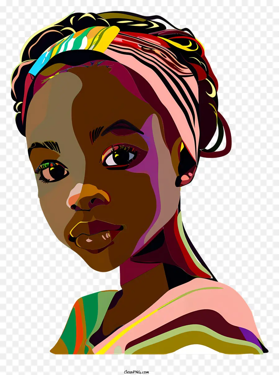 Chica Africana，La Moda Africana PNG