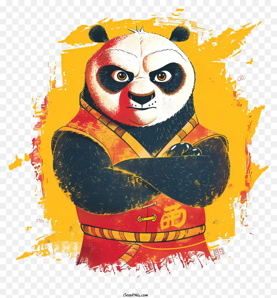 Kung Fu Panda，De Dibujos Animados Panda PNG