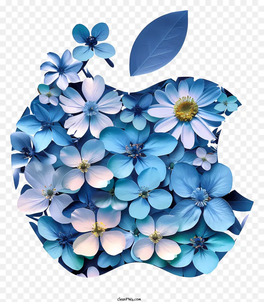 Logotipo De Apple，Azul De Apple PNG