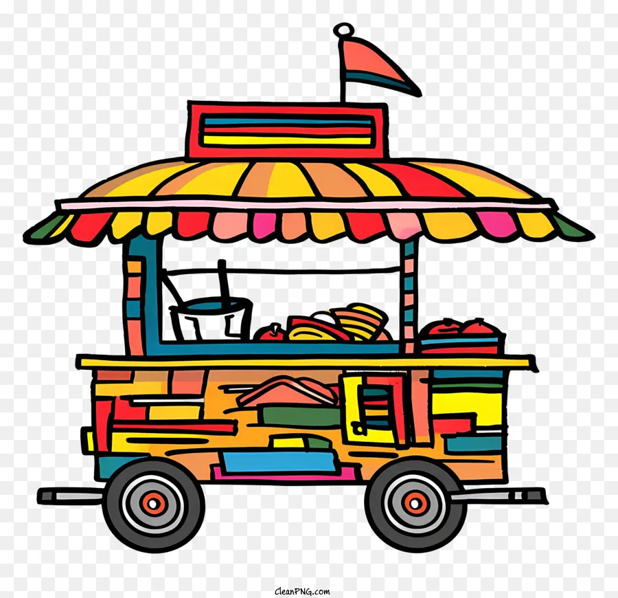 Carrito De Comida，Calle PNG