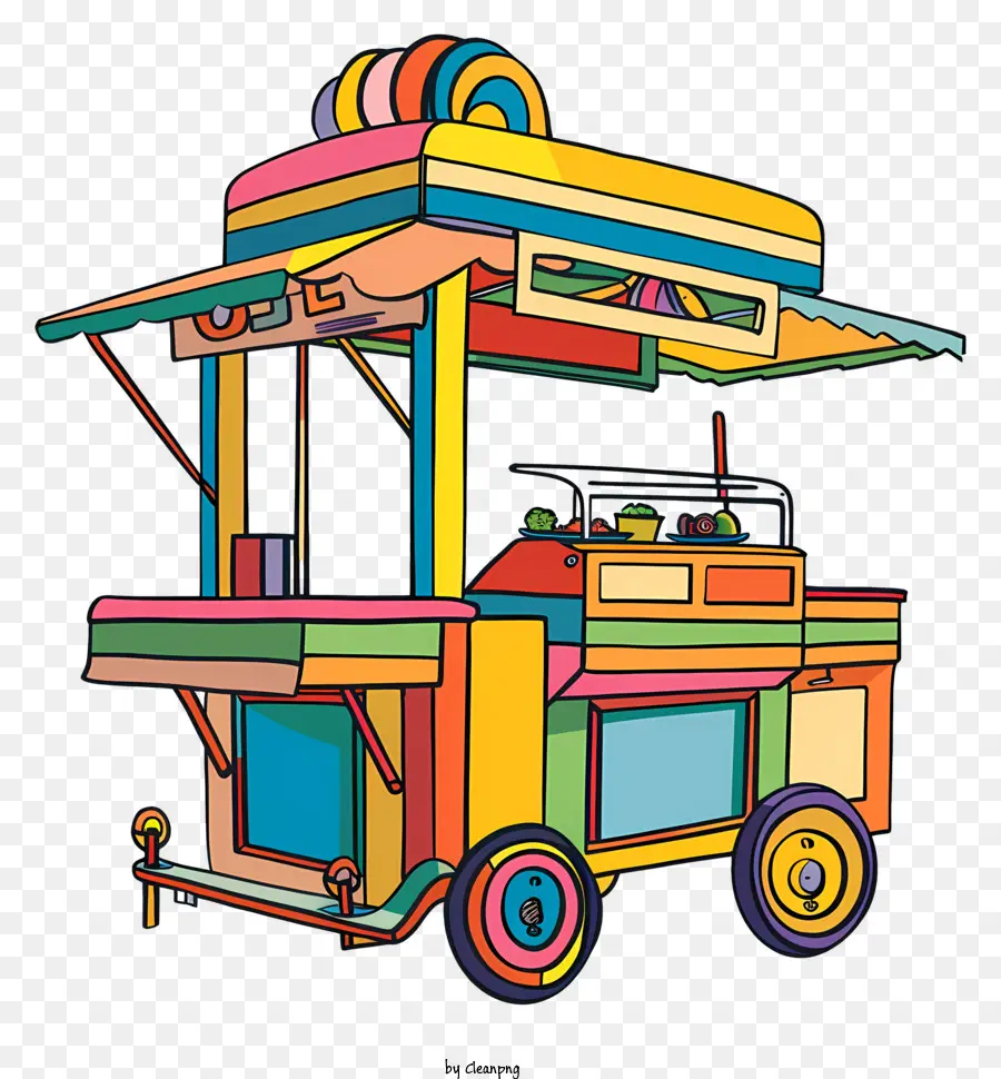 Carrito De Comida，La Fruta PNG