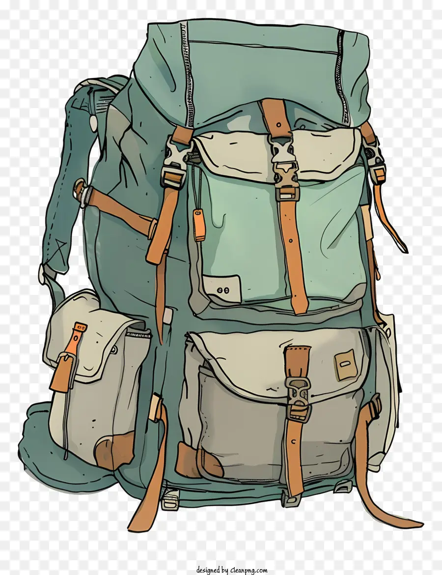 Mochila Para Acampar，Mochila PNG