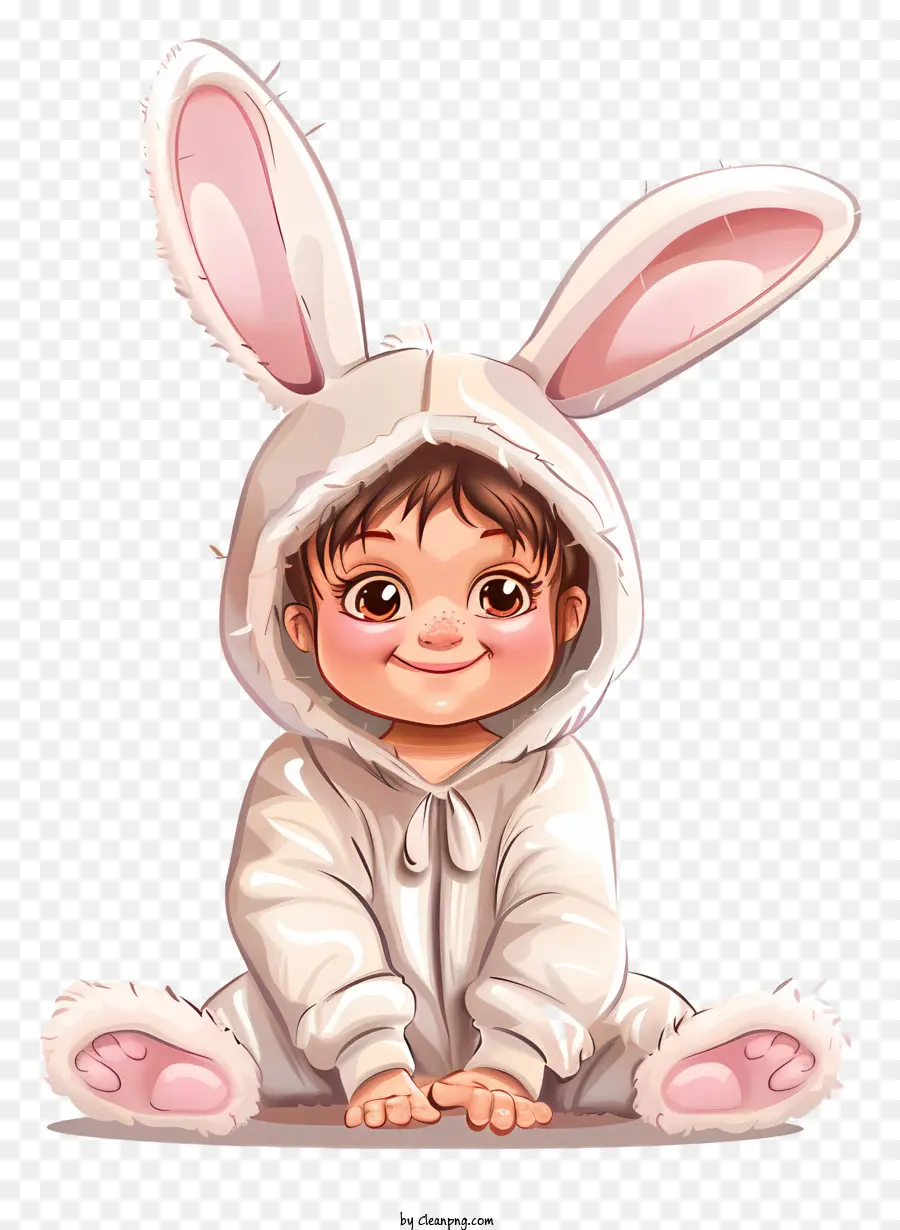 Kid，Traje De Conejito De Pascua PNG