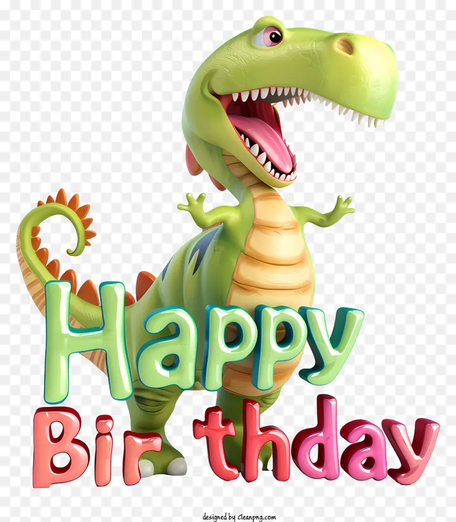 Lindo Texto De Feliz Cumpleaños，Feliz Cumpleaños Dinosaurio PNG