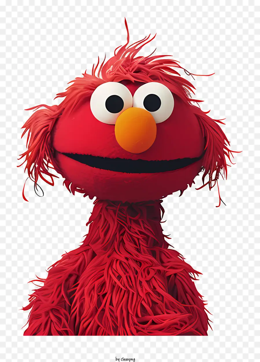 Elmo，Personaje Peludo Rojo PNG