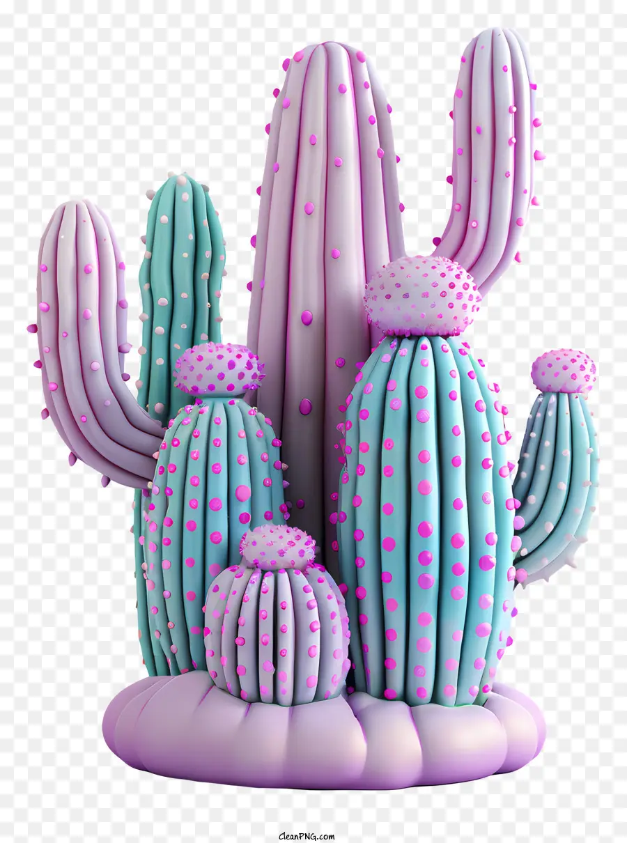 Cactus Mexicanos，Cactus Coloridos PNG