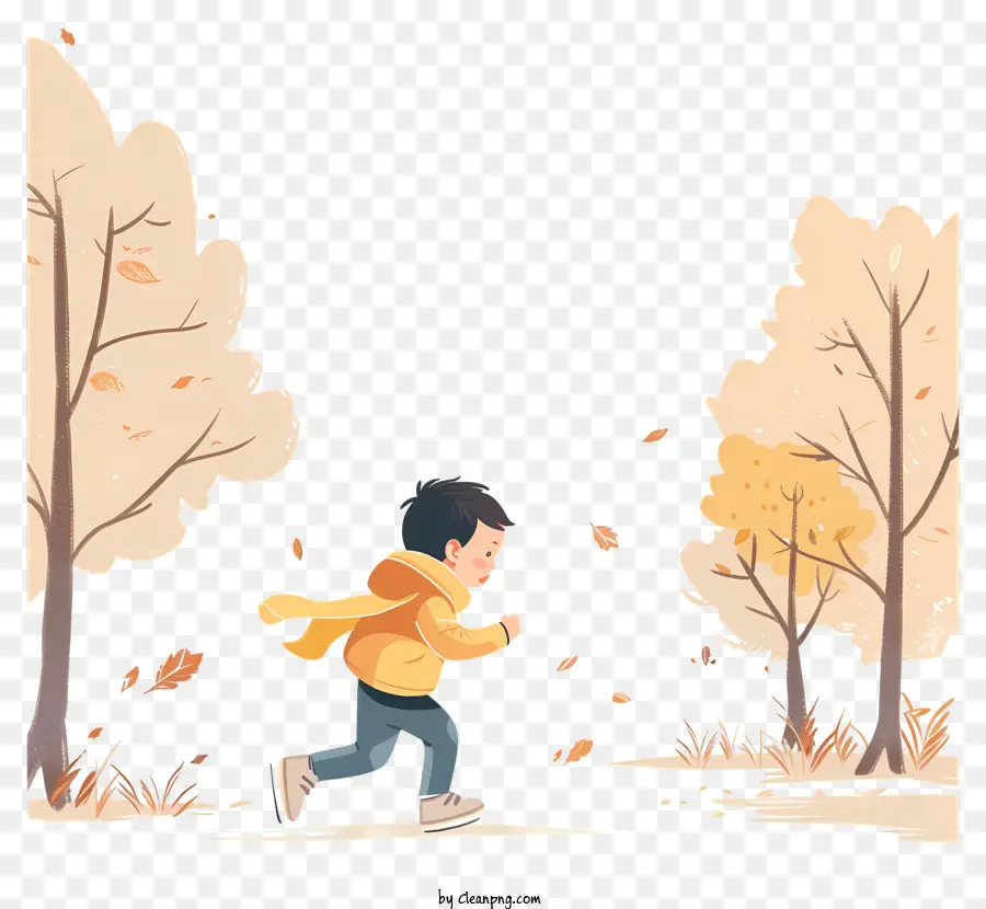 Niño Corriendo，Chico PNG