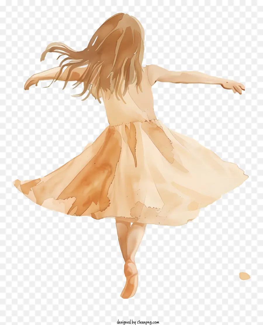 Niña Bailando Ballet，Chica PNG