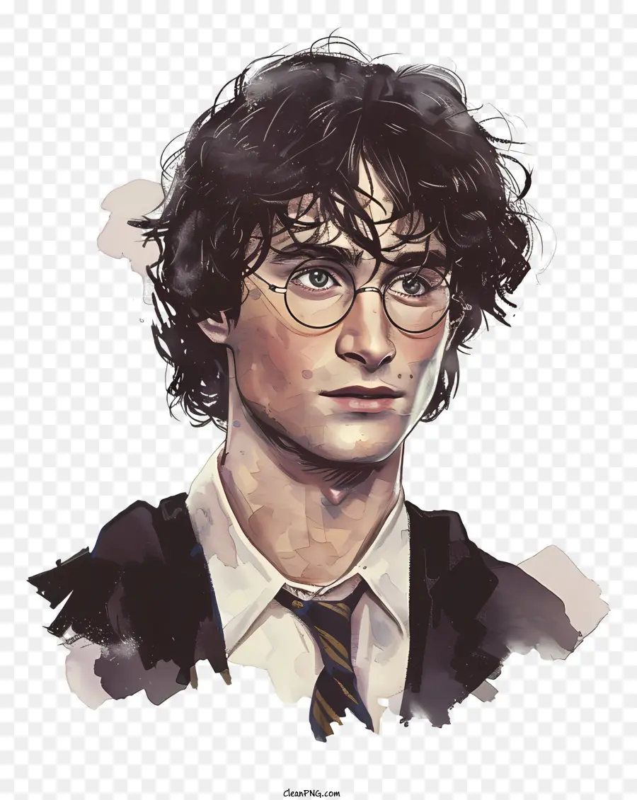 Harry Potter，Chico Con Gafas PNG