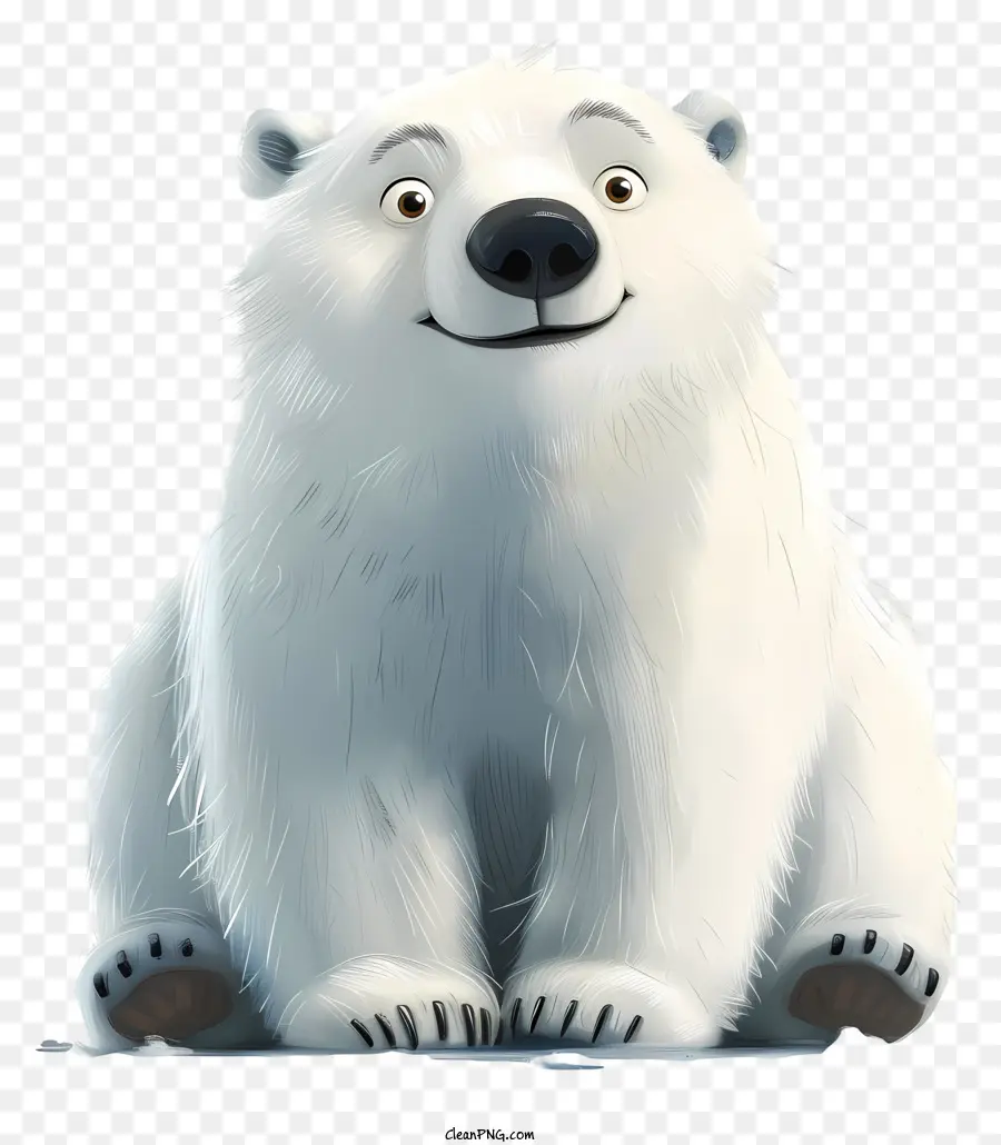 Día Internacional Del Oso Polar，Oso Polar De Dibujos Animados PNG