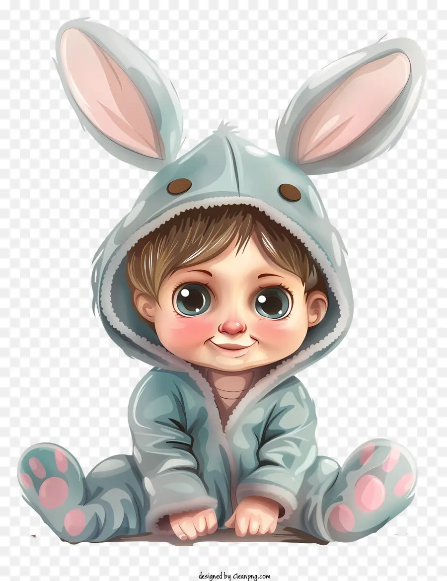 Kid，Traje De Conejito De Pascua PNG