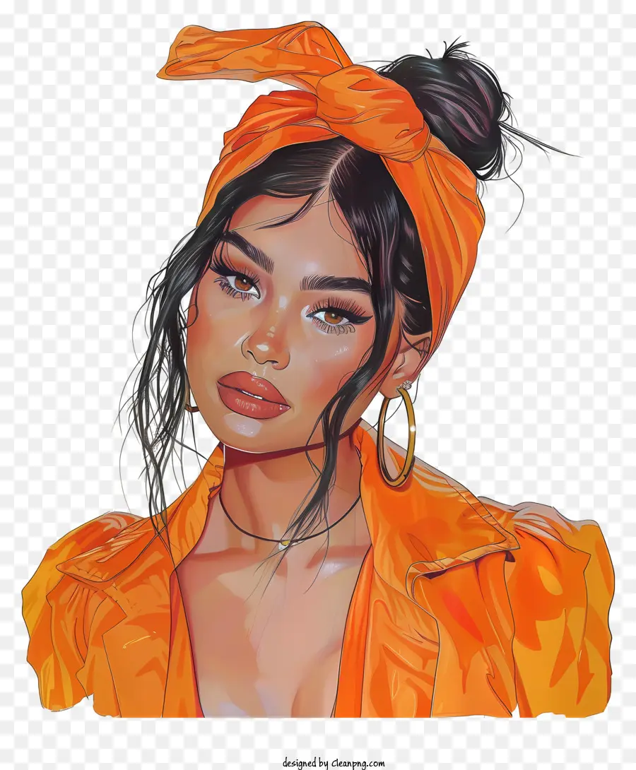 Kylie Jenner，Pintura Digital PNG