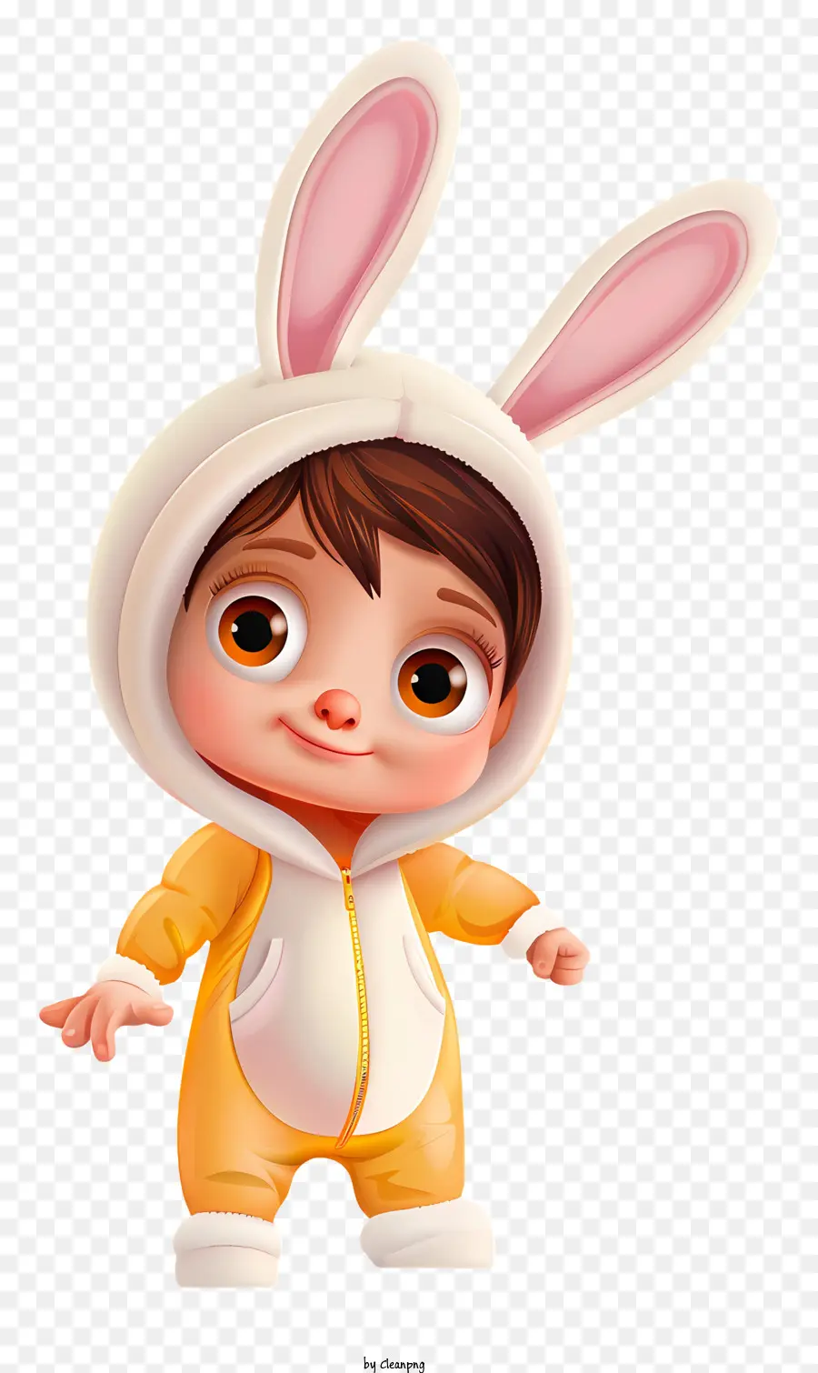 Kid，Traje De Conejito De Pascua PNG