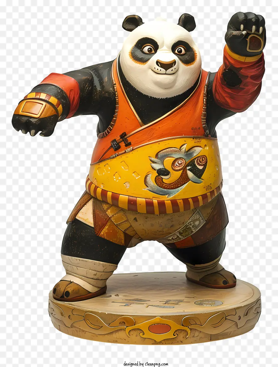 Kung Fu Panda，Estatua De Panda PNG