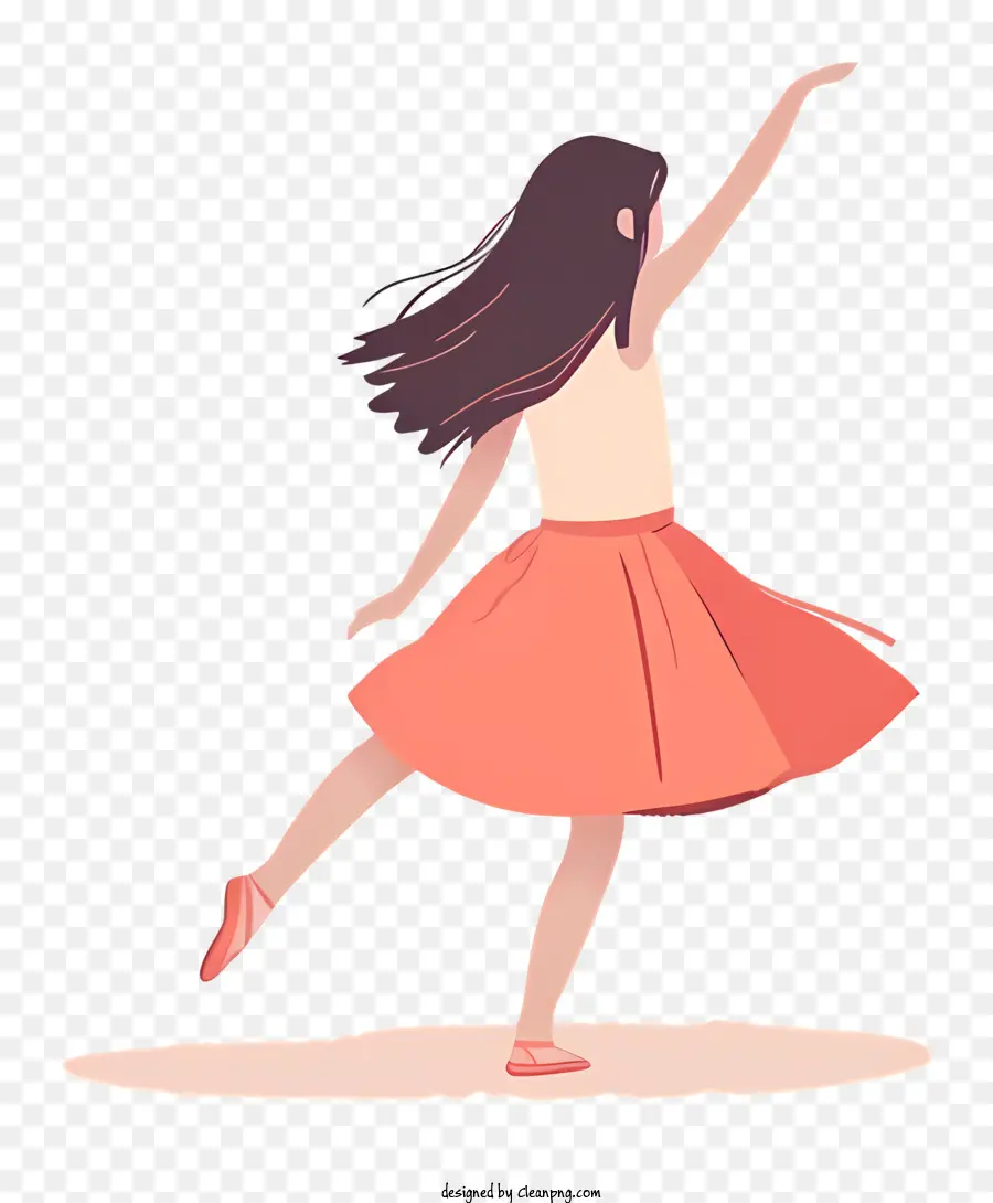 Girl Ballet Bailando，La Moda PNG