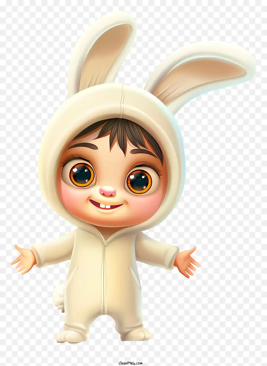 Kid，Traje De Conejito De Pascua PNG