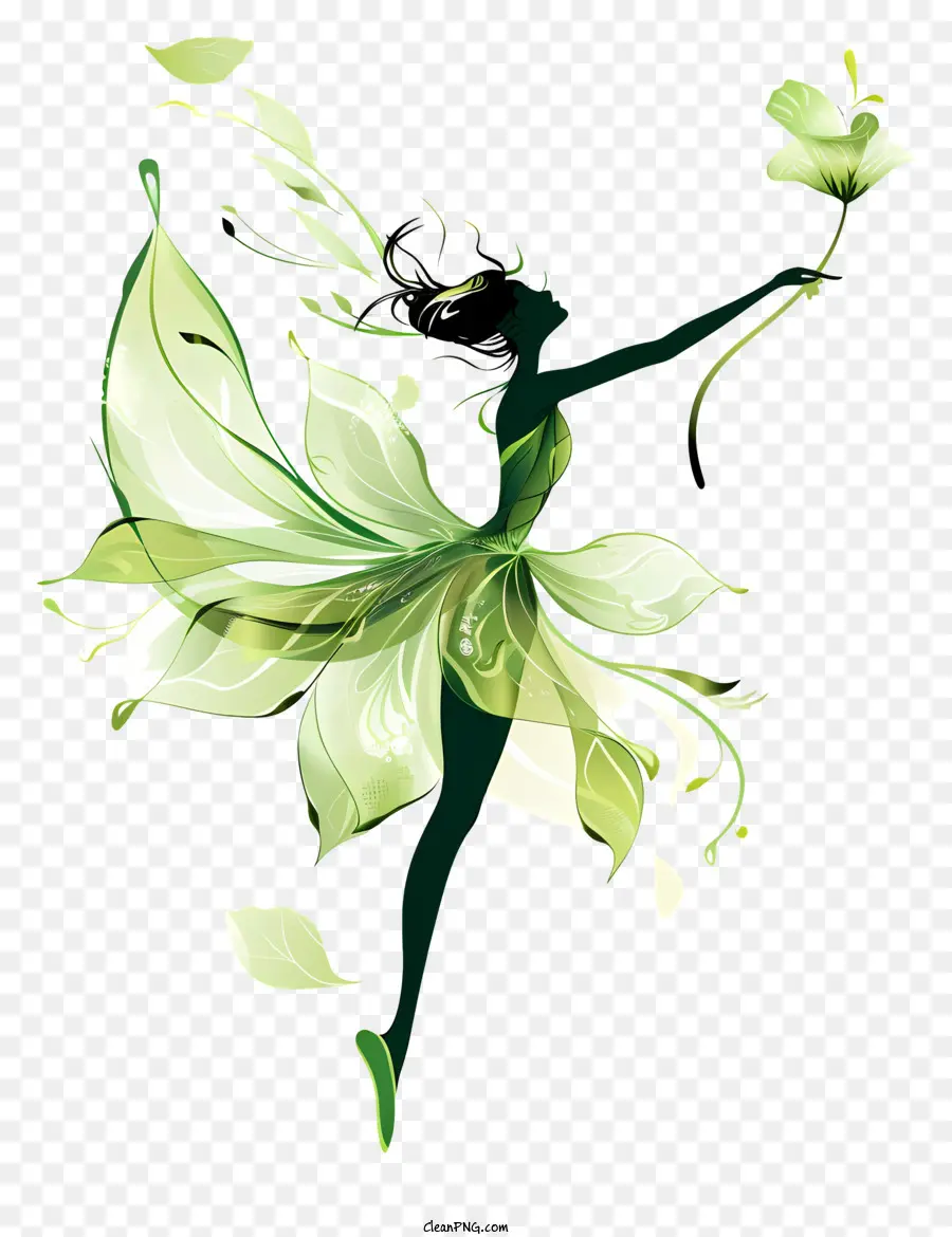 Flower Fairy，Mujer PNG