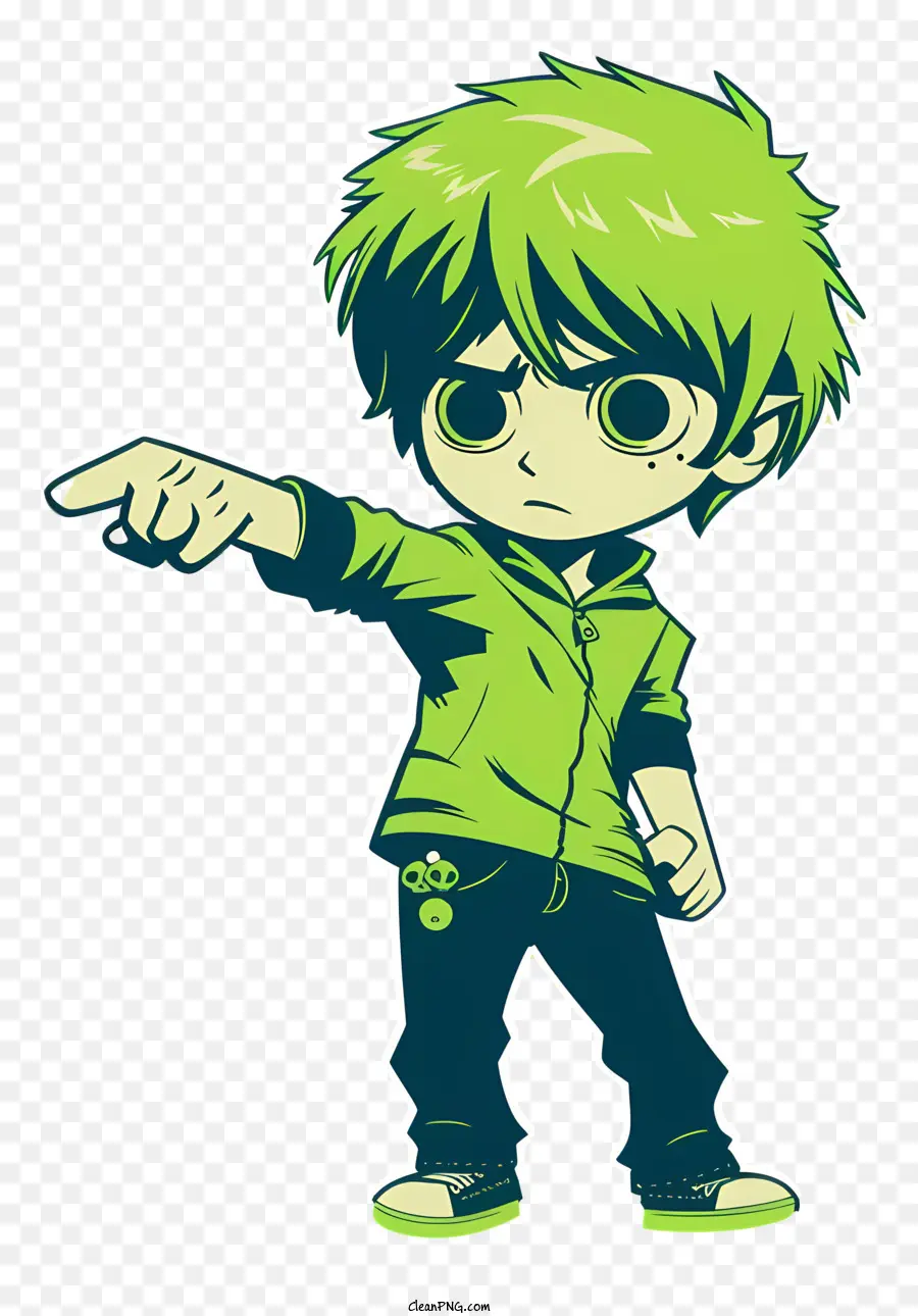 Scott Pilgrim，El Pelo Verde PNG