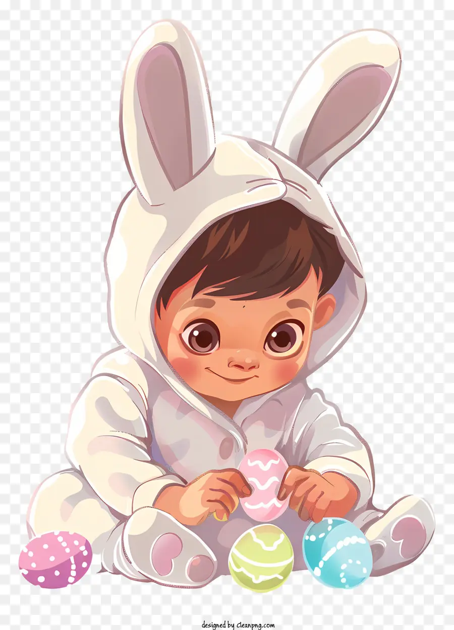 Kid，Traje De Conejito De Pascua PNG