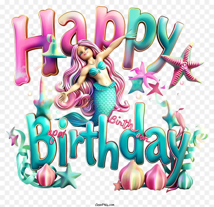 Sirena，Feliz Cumpleaños PNG